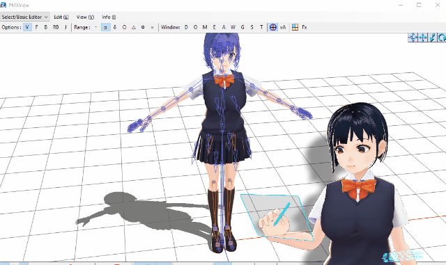 Blender, Unity, VRChat, Vroid, MMD